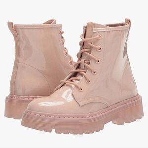 Steve Madden New without box GIRLS Dynasty pink shimmer boots